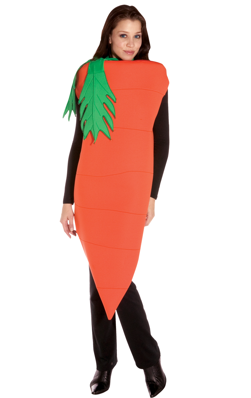 Karotten-Kostüm für Erwachsene, Unisex