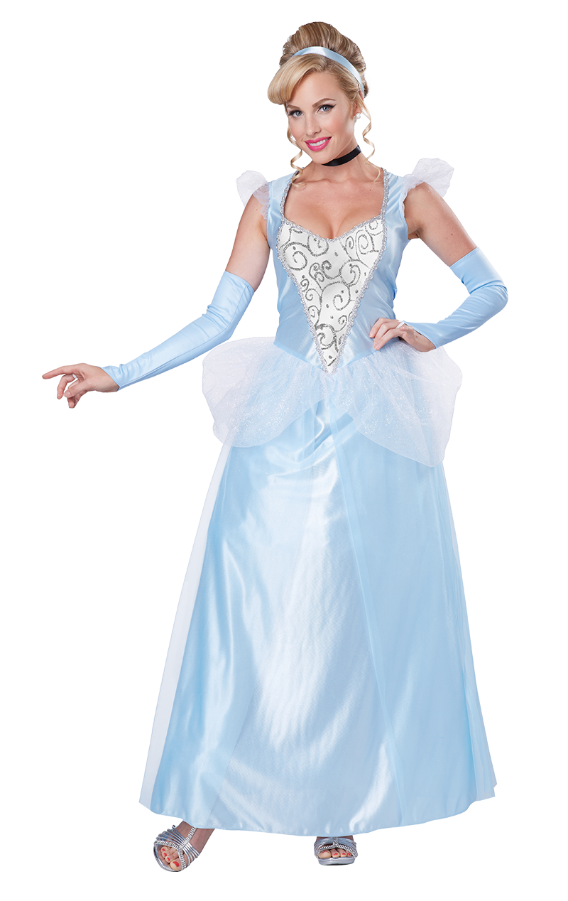 Klassisches Cinderella-Kostüm für Damen