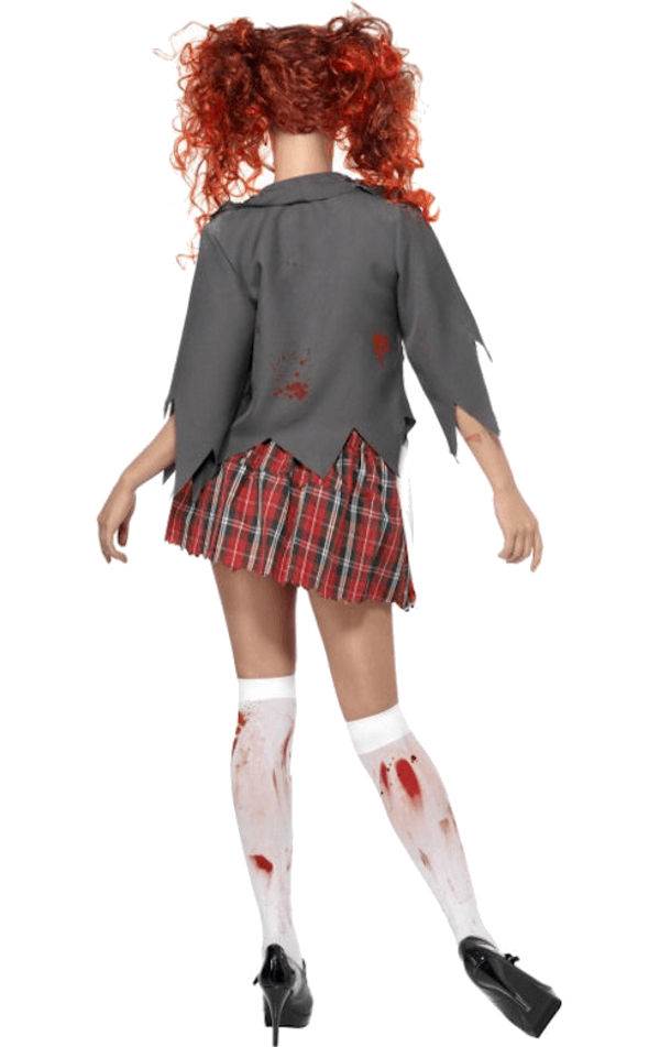 Zombie Highschool Mädchen Kostüm für Damen
