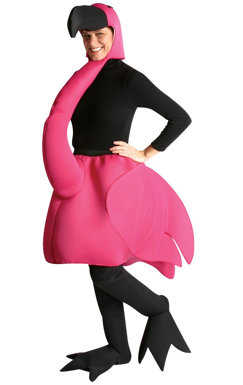 Adult Pink Flamingo Costume - Joke.co.uk