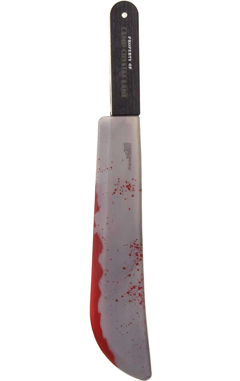 Jason Voorhees Bloody Machete Accessory - Joke.co.uk