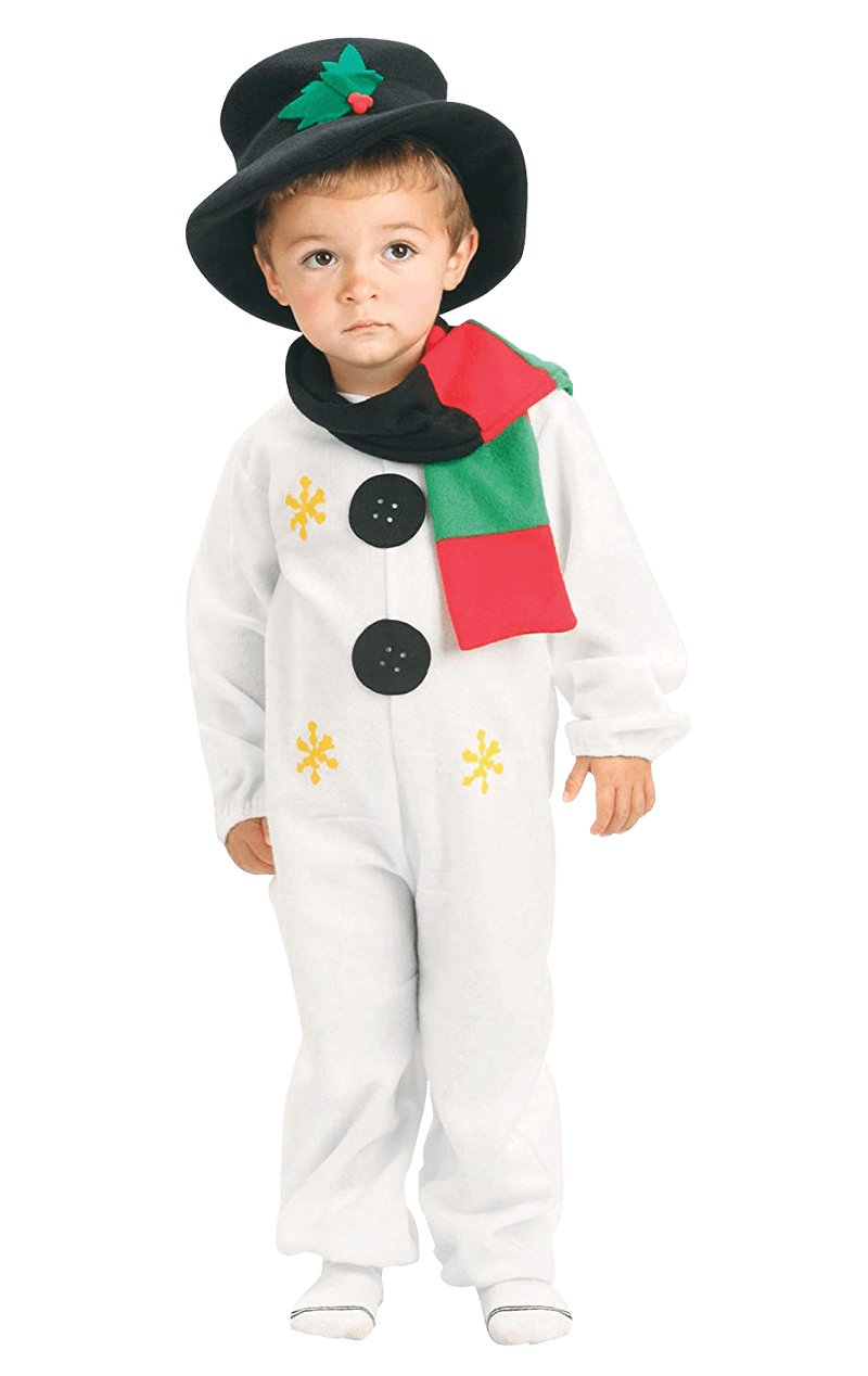 Kids Cute Snowman Costume - Joke.co.uk