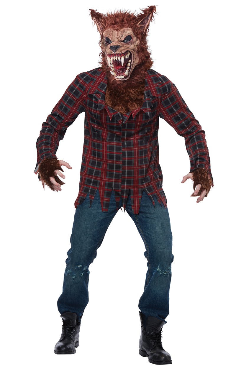 Mens Full Moon Werewolf Costume - Joke.co.uk