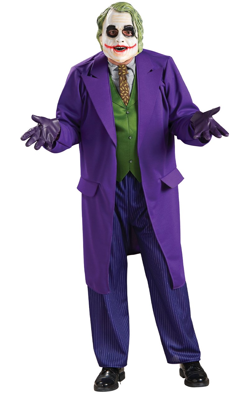 Mens Plus Size The Joker Costume - Joke.co.uk