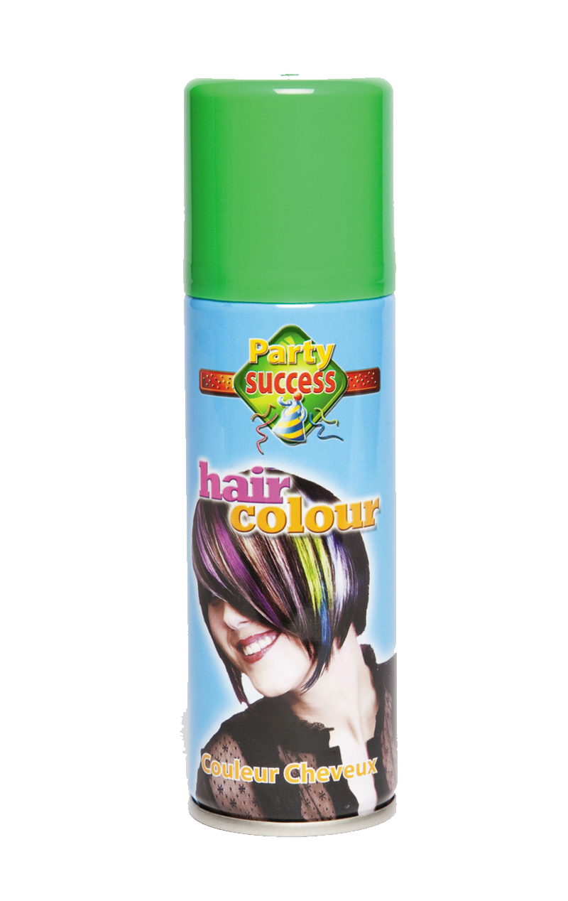 Grünes Haarspray