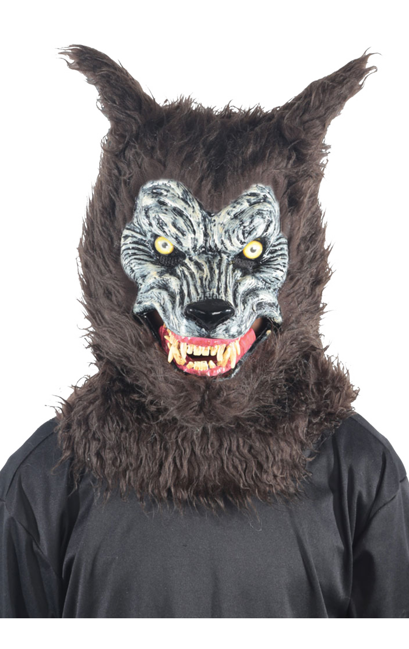 Werwolf-Maske mit beweglichem Mund