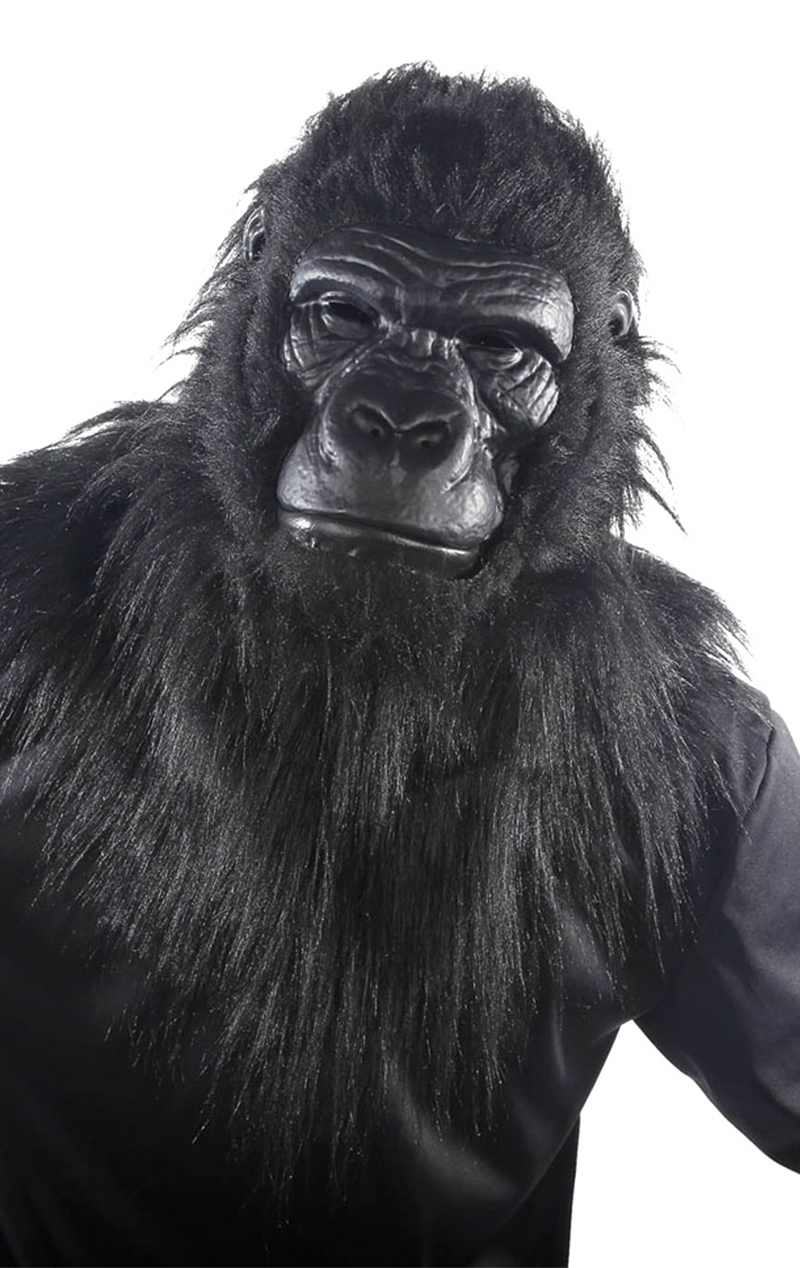 Gorilla-Gesichtsmaske mit beweglichem Mund