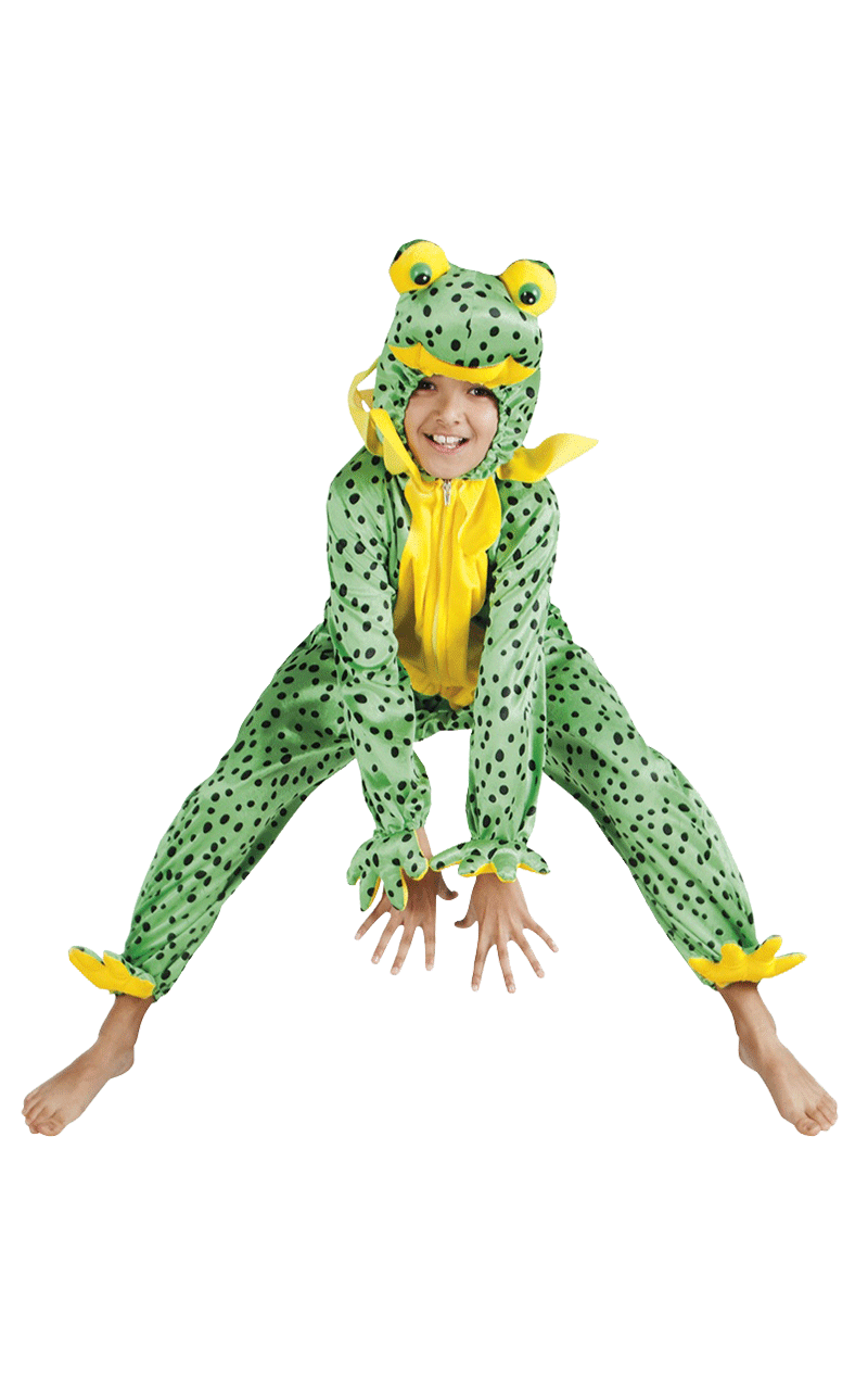 Fleckiger Frosch-Kostüm für Kinder