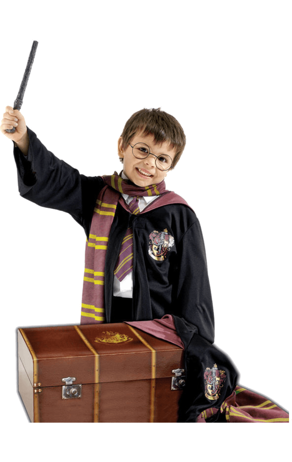 Harry-Potter-Kostüm und Koffer-Set für Kinder