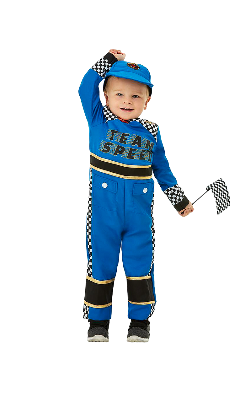 Rennfahrer-Kostüm für Kinder