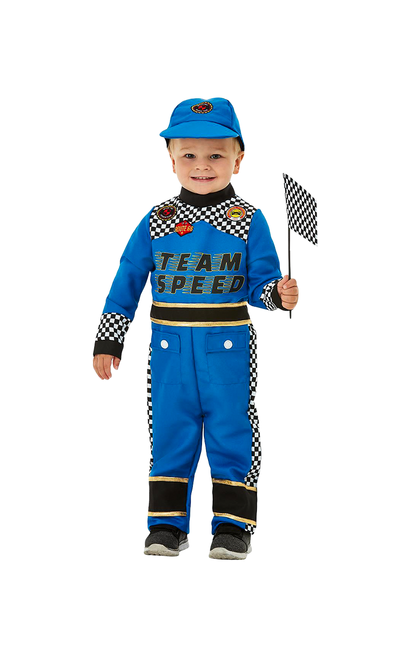 Rennfahrer-Kostüm für Kinder