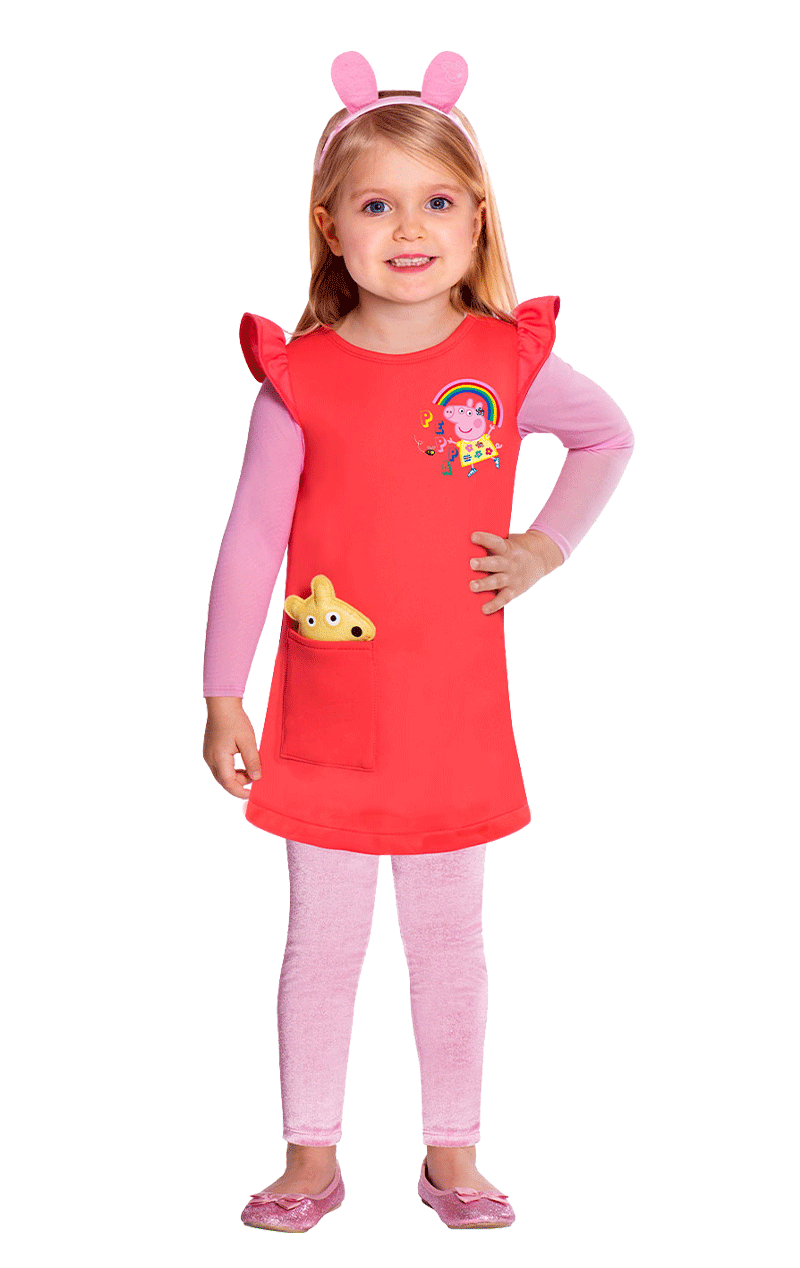 Mädchen-Peppa Pig-Kleid