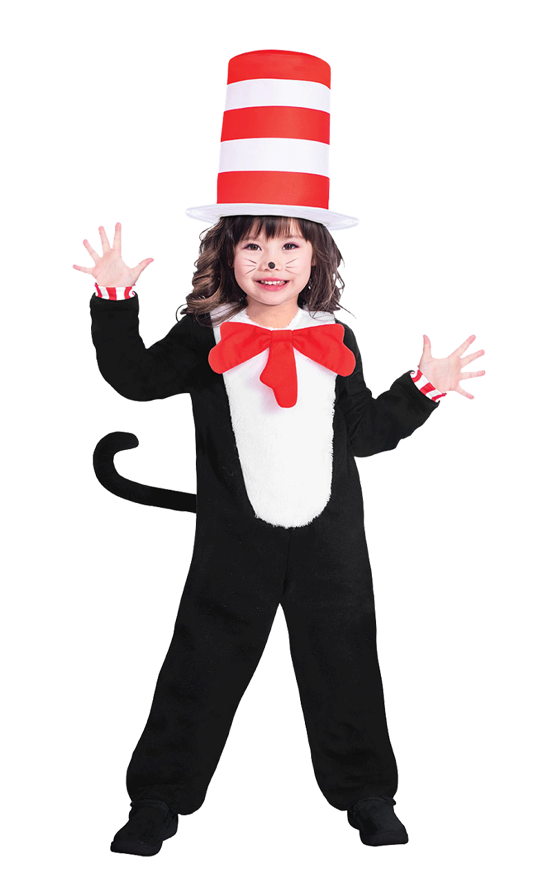 Katze im Hut Kostüm für Kinder