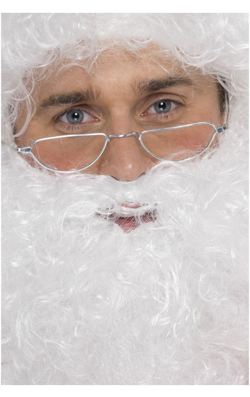 Halbmond-Weihnachtsmann-Brille für Erwachsene