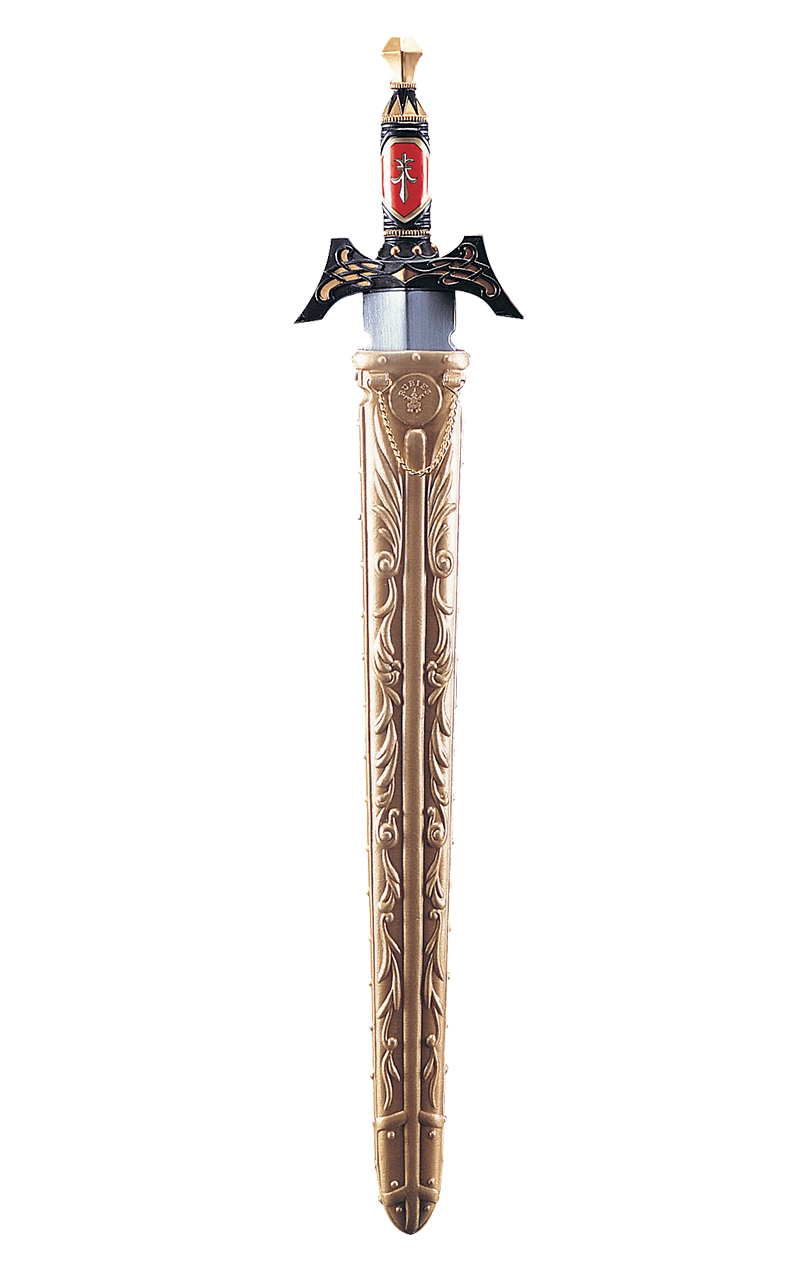Goldenes mittelalterliches Schwert