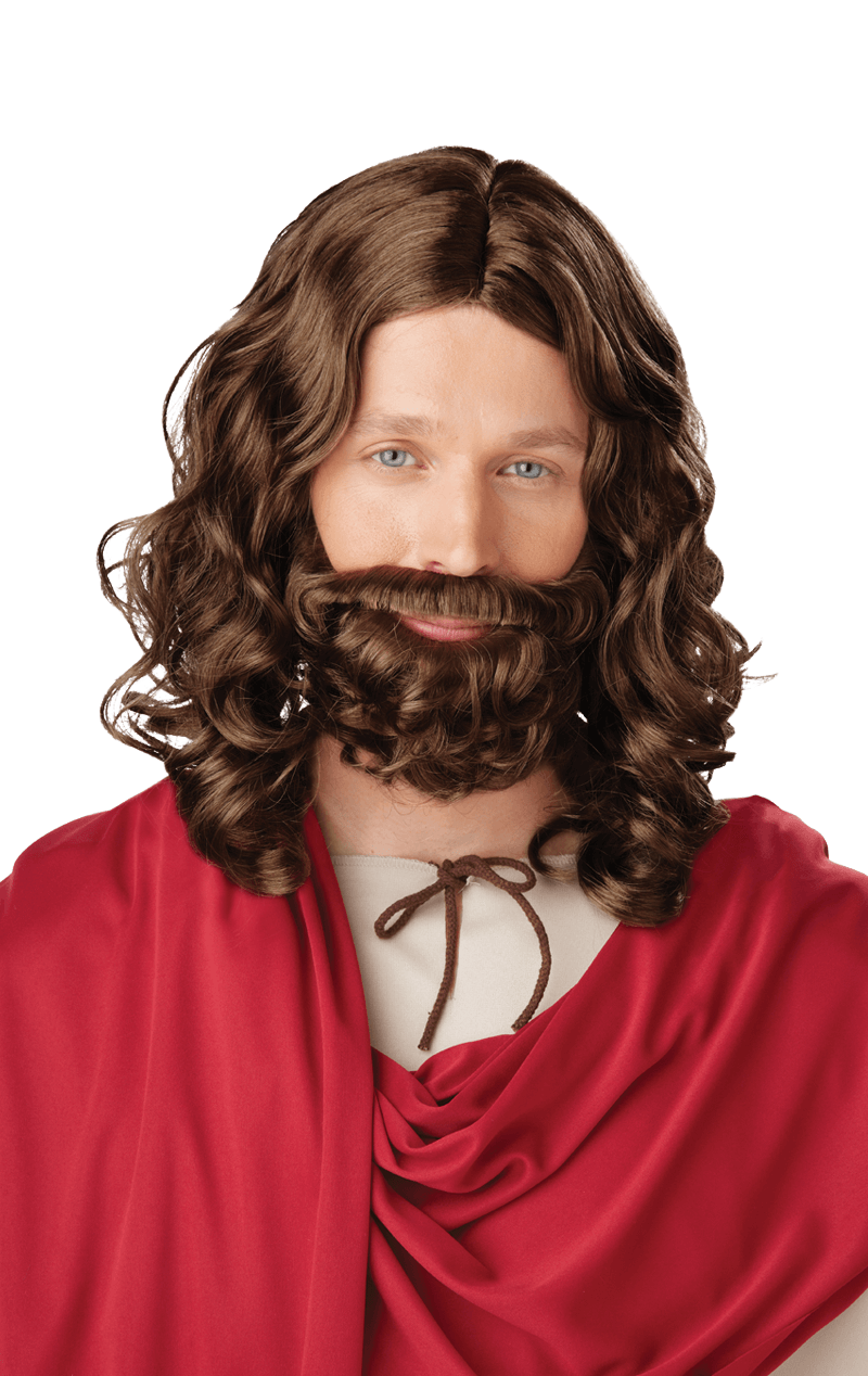 Jesus Perücke und Bart Zubehör