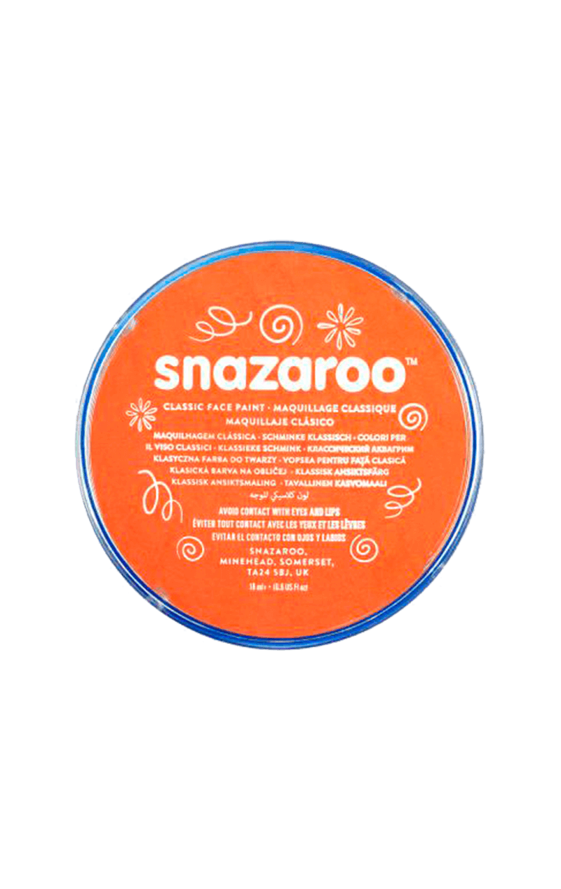 Snazaroo Bright Orange Face Paint