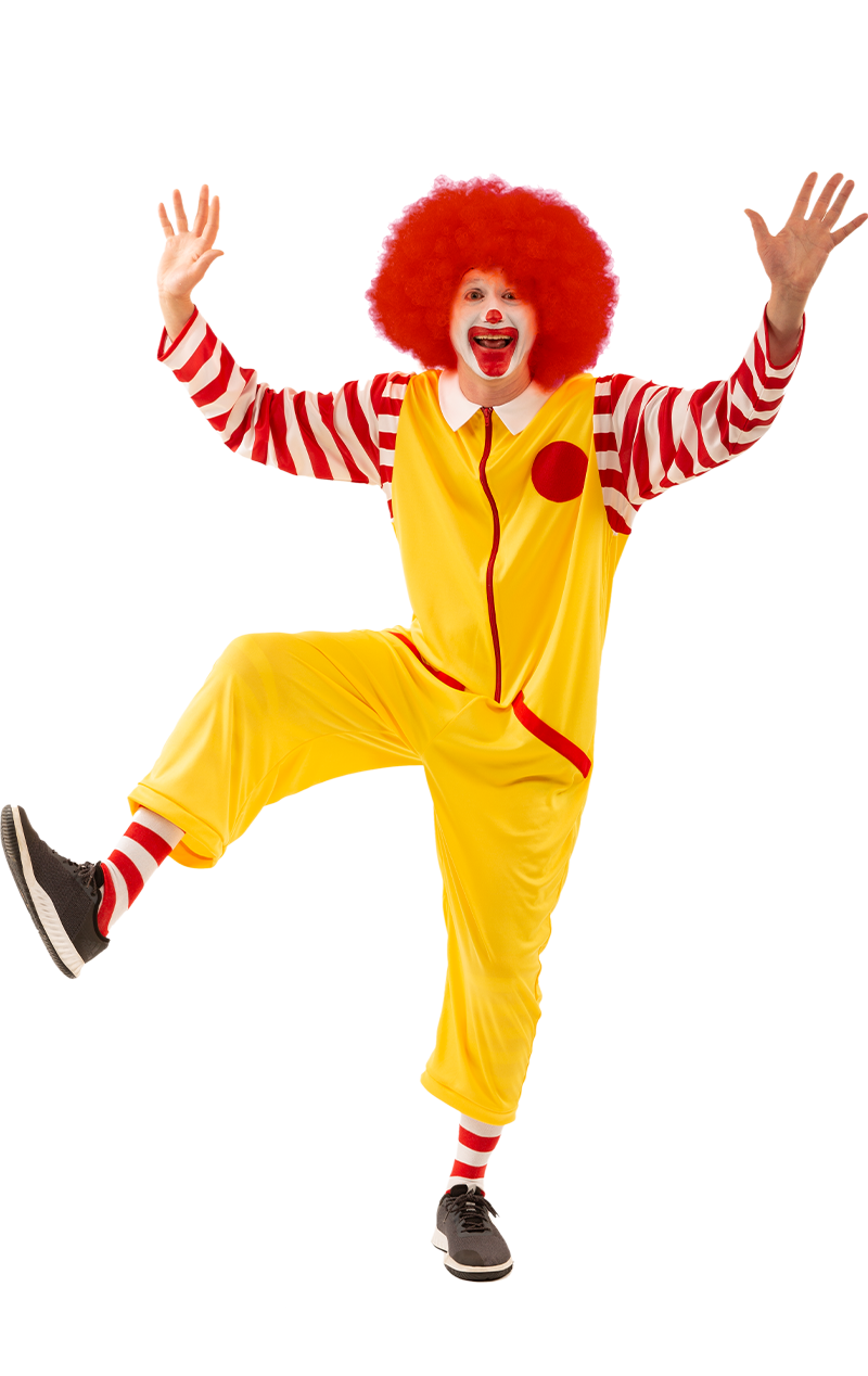 Ronald Clown Kostüm für Herren