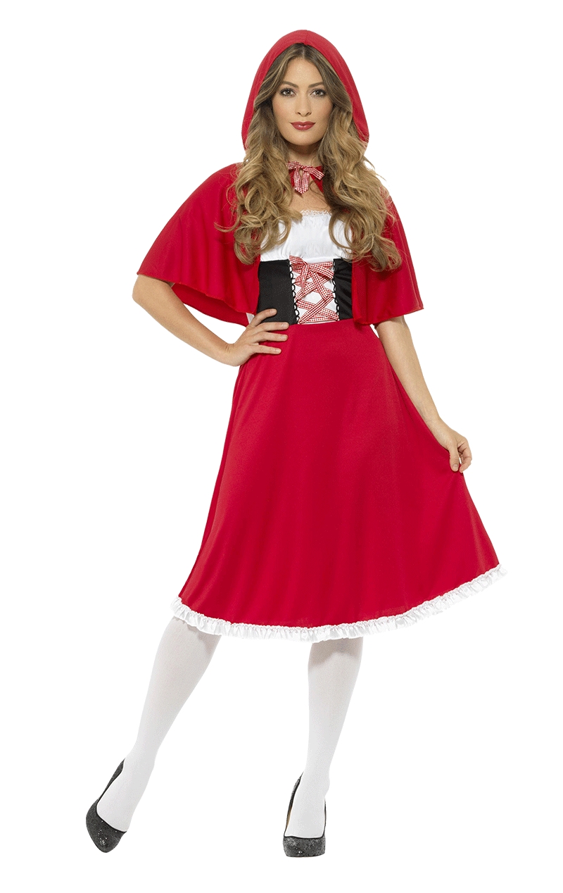 Märchenbuch-Rotkäppchen-Kostüm für Damen