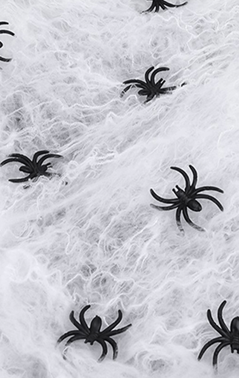 Jumbo-weißes Spinnennetz