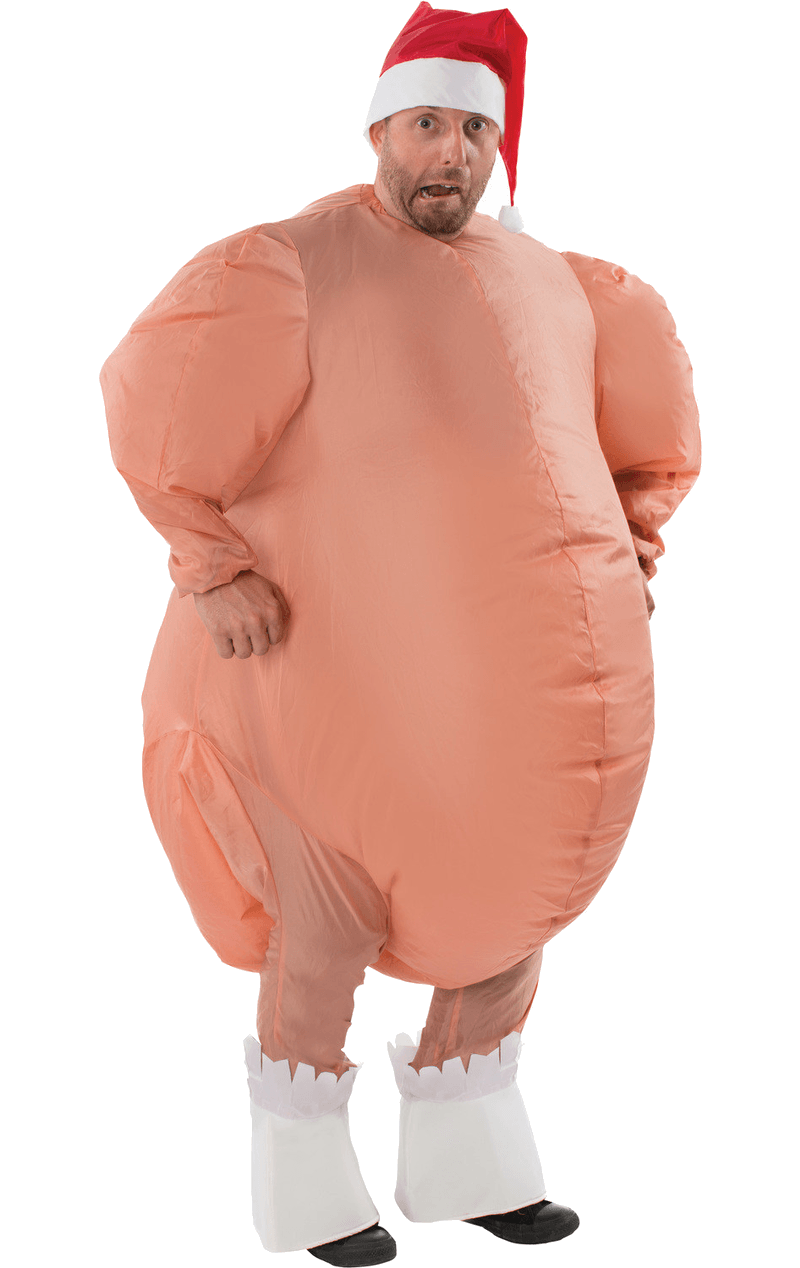 Adult Inflatable Christmas Roast Turkey Costume
