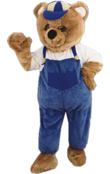 Luxury Cuddly Bear Mascot Costume