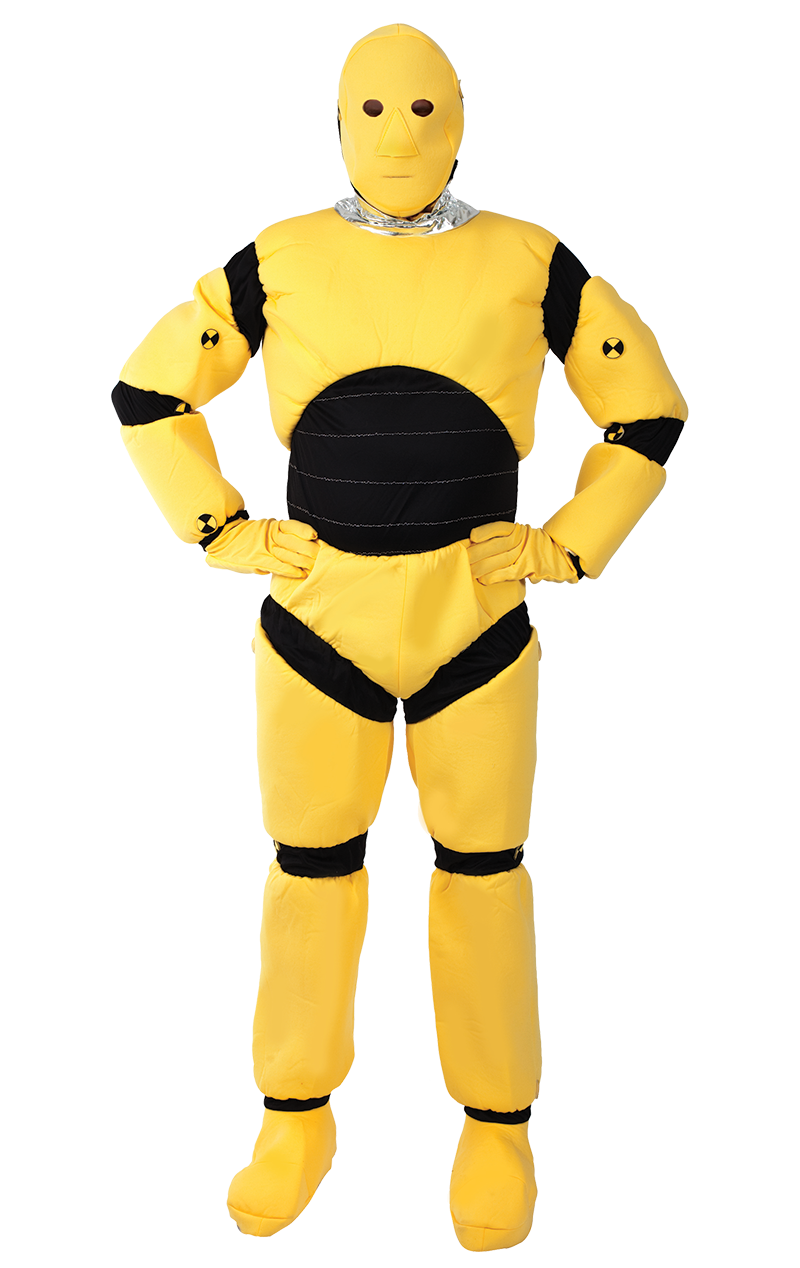 Crashtest-Dummy-Kostüm für Erwachsene