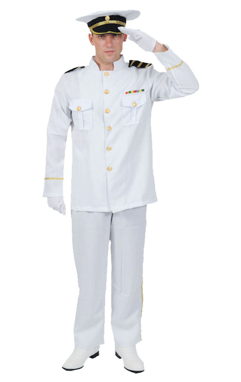 Marineoffizier-Kostüm für Erwachsene