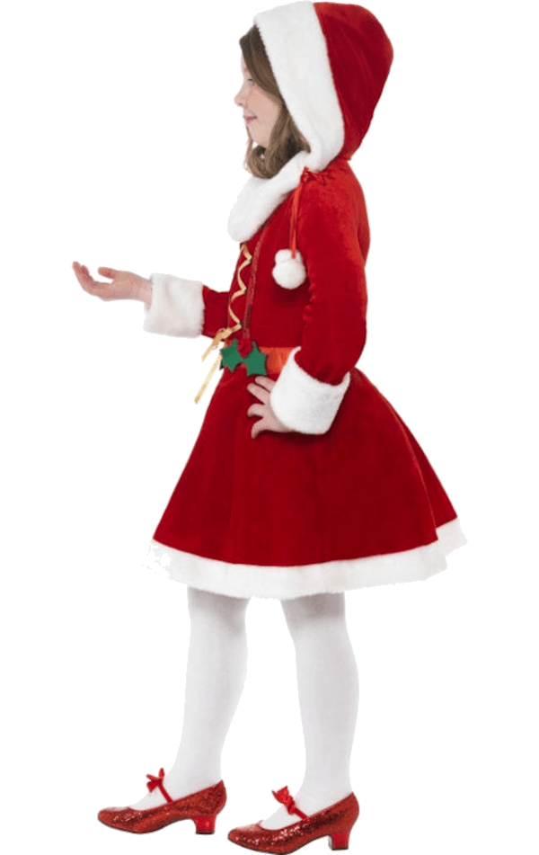 Kind Little Miss Santa Kostüm