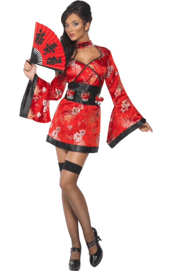 Fever Wodka Geisha Kostüm für Erwachsene