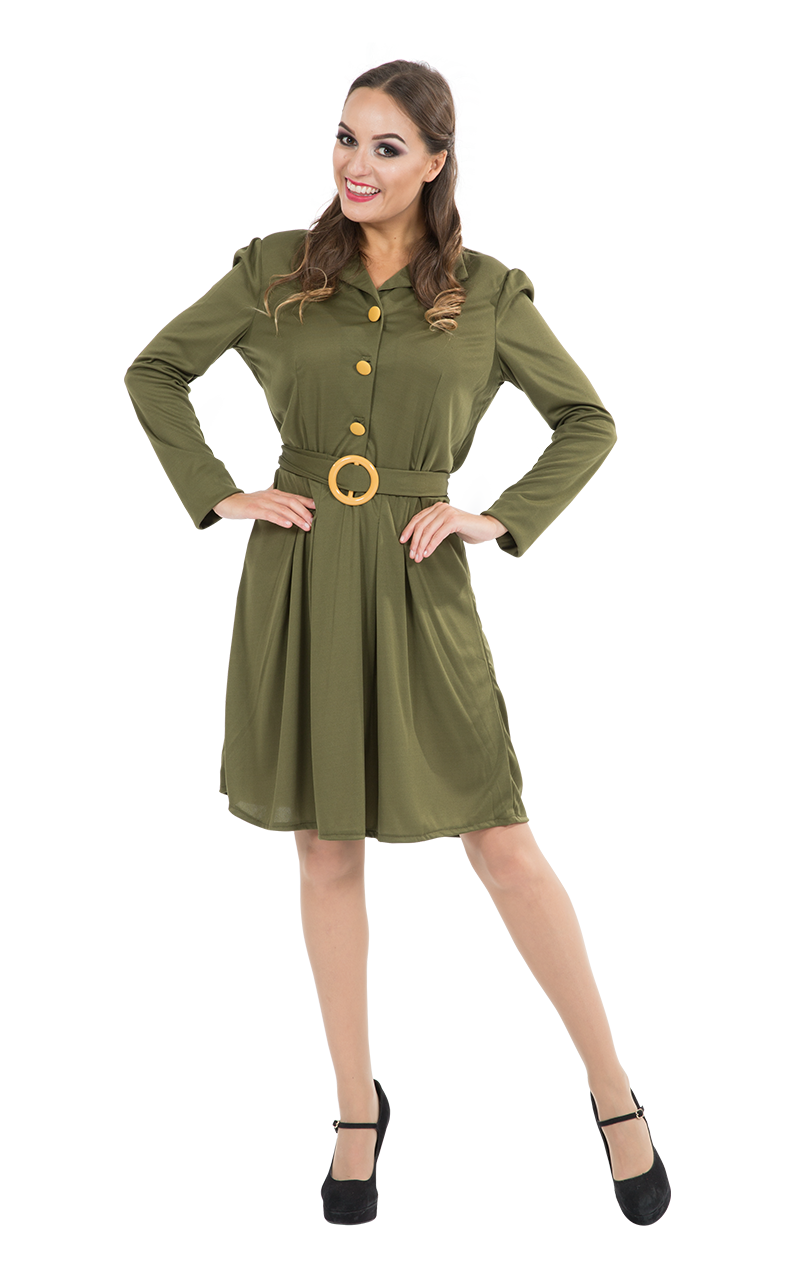 Militärkleid für Erwachsene aus dem 2. Weltkrieg der 1940er Jahre