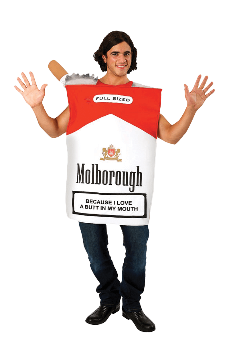 Zigarettenschachtel-Kostüm für Erwachsene