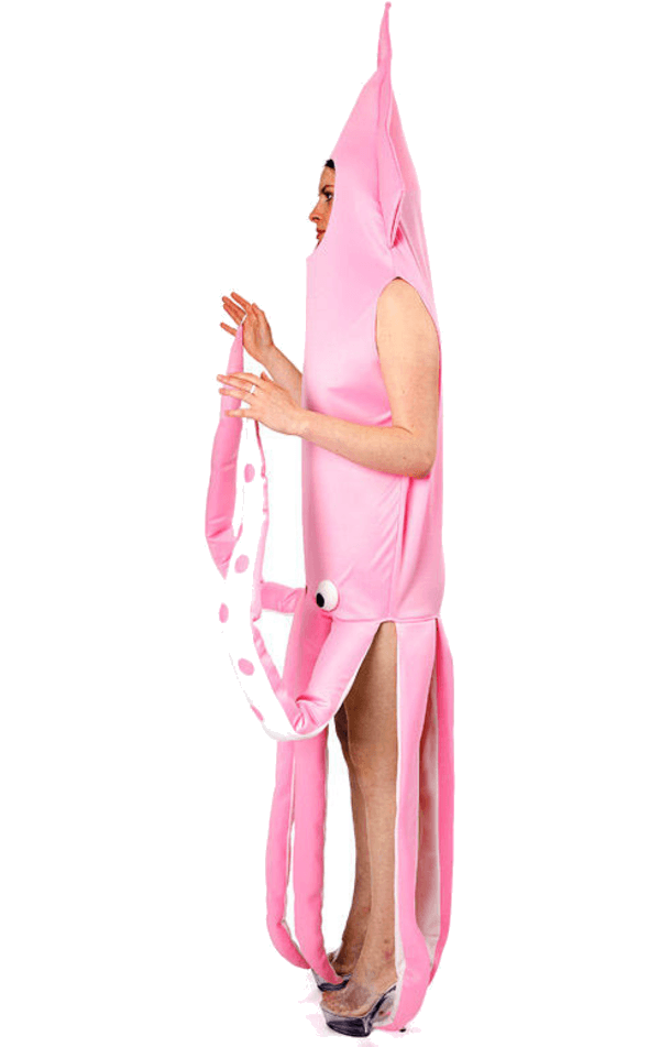 Pink Squid Tierkostüm für Erwachsene