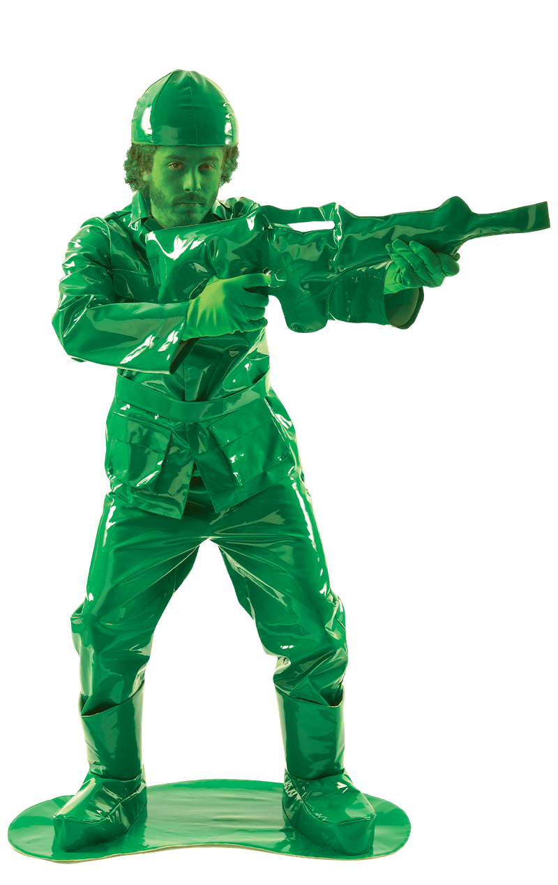 Erwachsenes Spielzeug-Armee-Mann-Kostüm