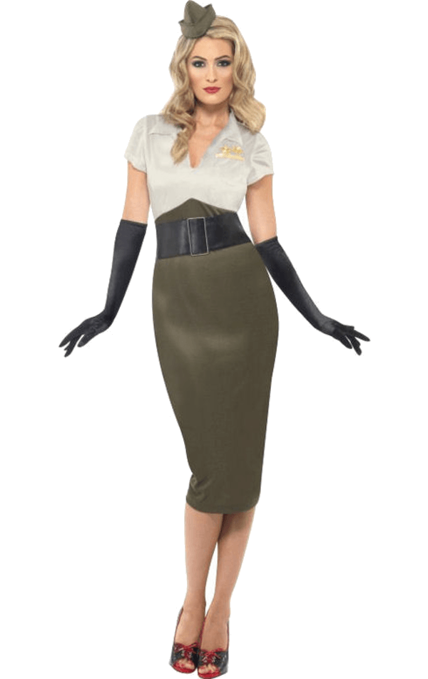 1940er Army Girl Kostüm
