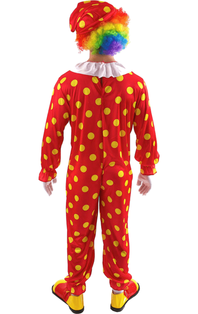 Herren Bommeln das Clown Kostüm
