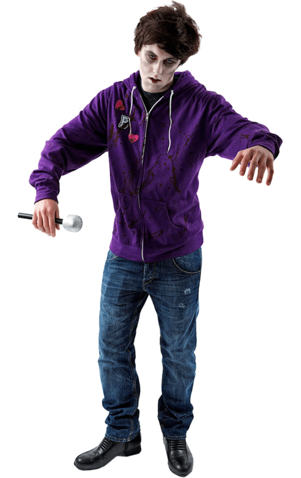 Justin Bieber Zombie-Kostüm für Erwachsene