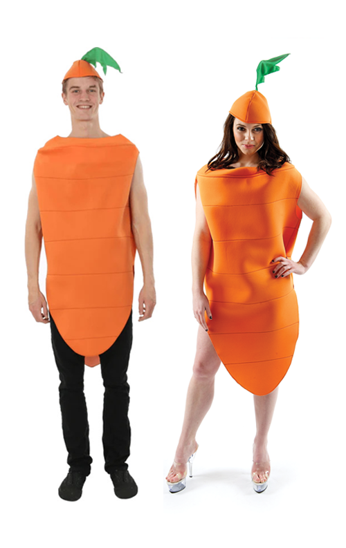 Das große Karotten-Kostüm für Erwachsene