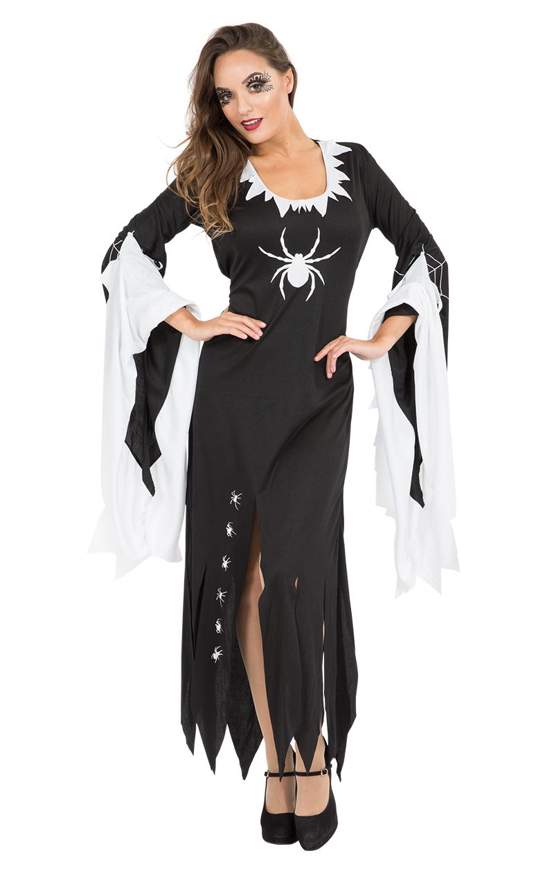 Erwachsene Zauberin Halloween-Kleid