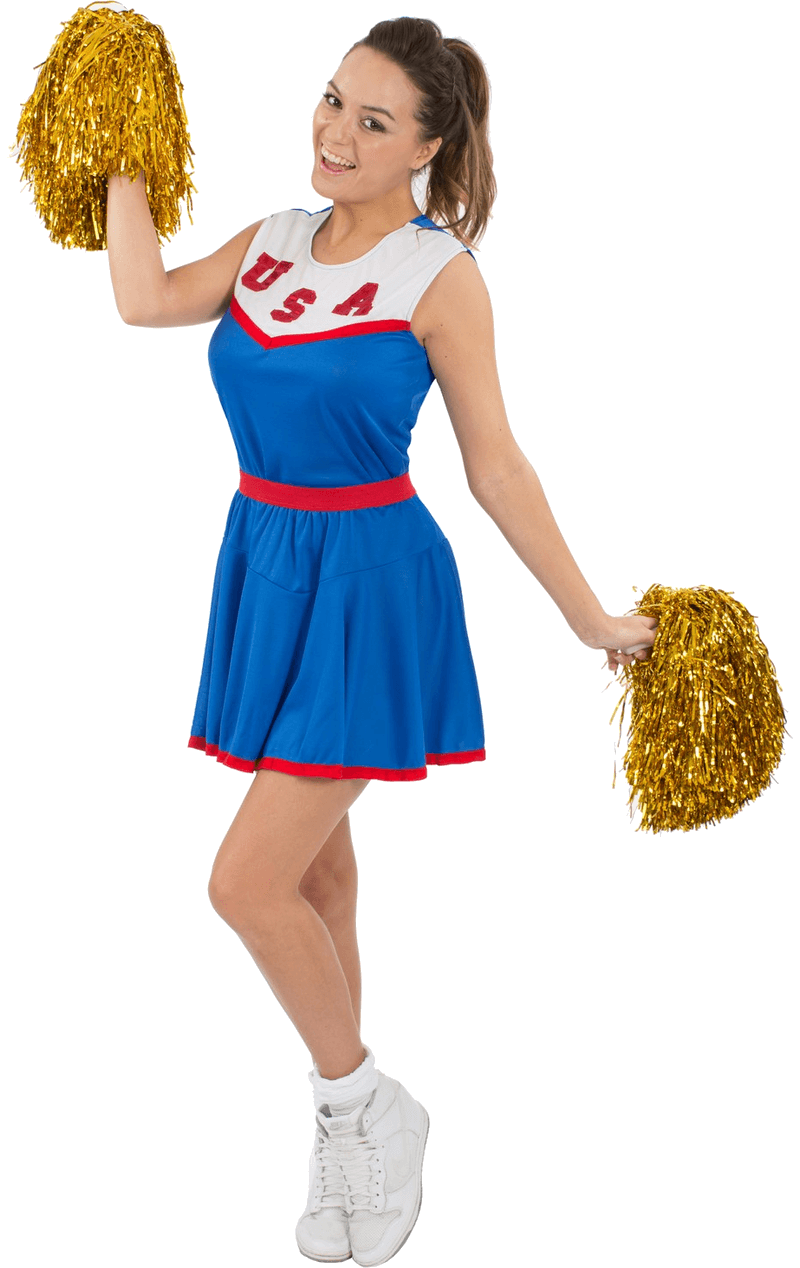 Amerikanisches Cheerleader-Kostüm für Erwachsene