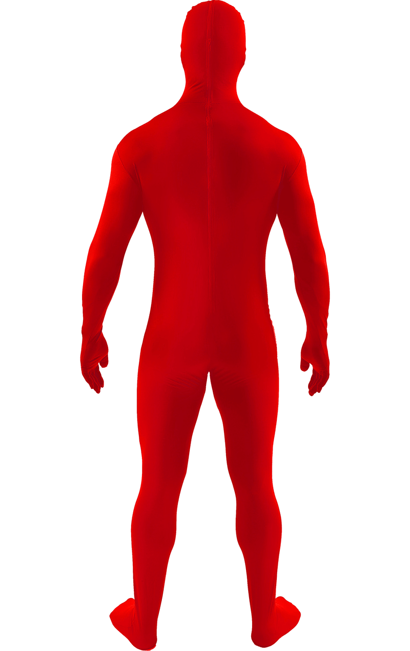 Roter Zweite-Haut-Anzug für Erwachsene
