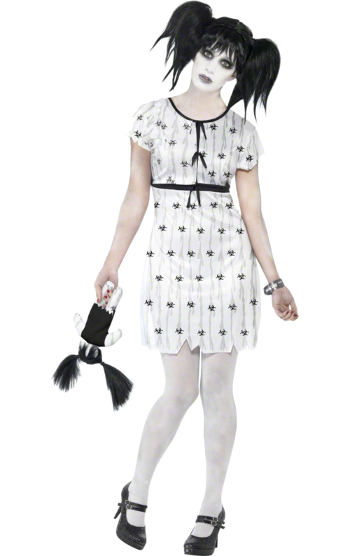 Abby Normal Twisted Doll Kostüm für Damen