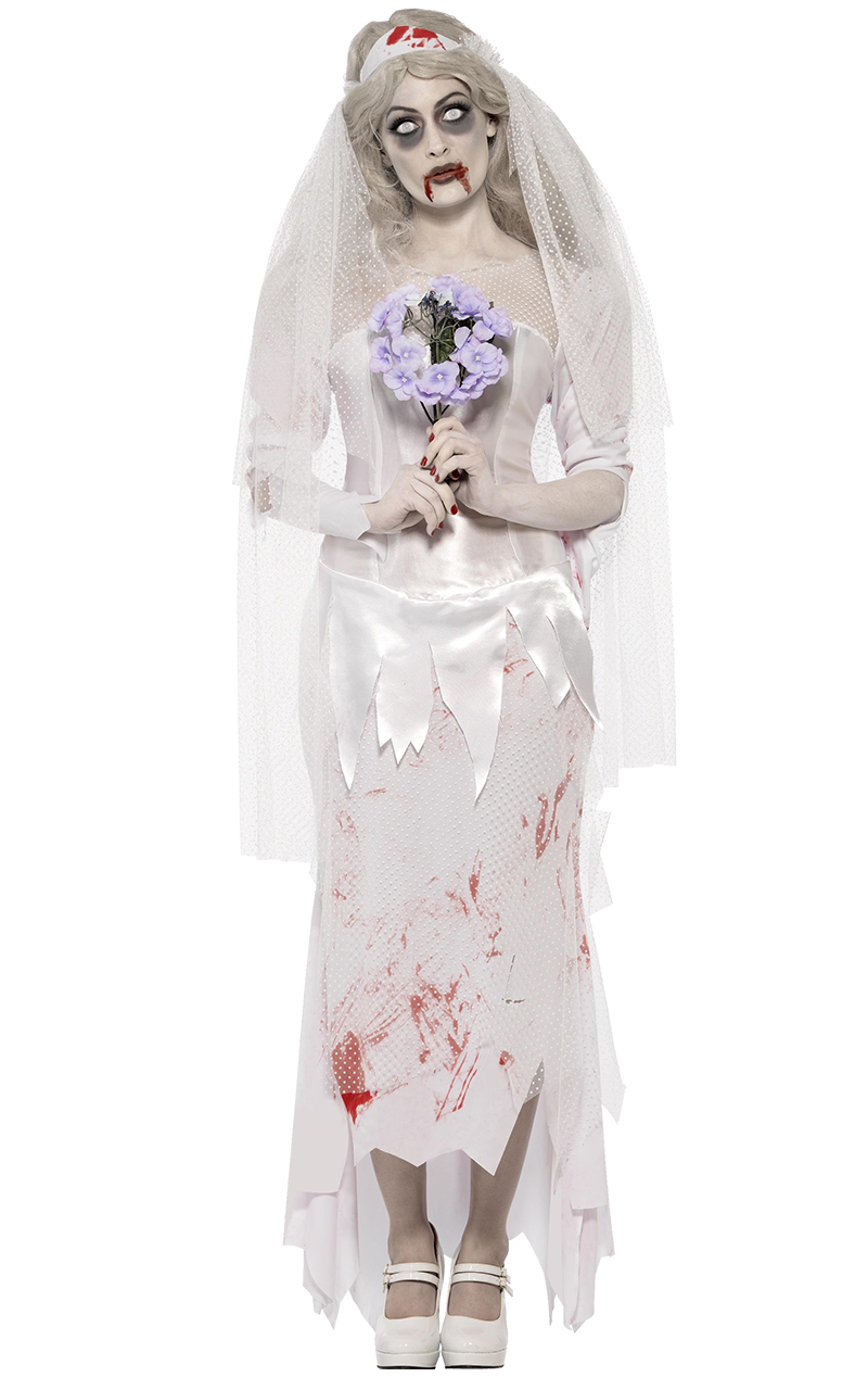 Halloween-Kostüm der toten Braut für Erwachsene
