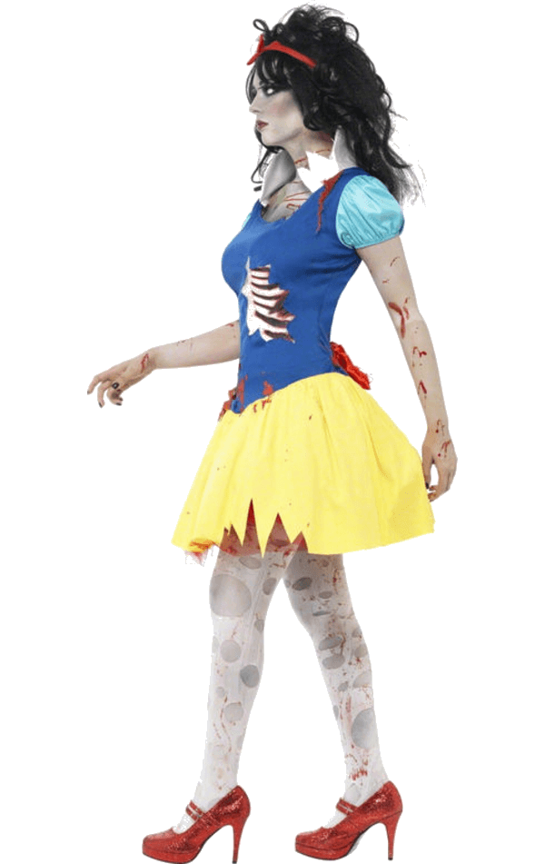 Zombie-Schneewittchen-Kostüm für Damen