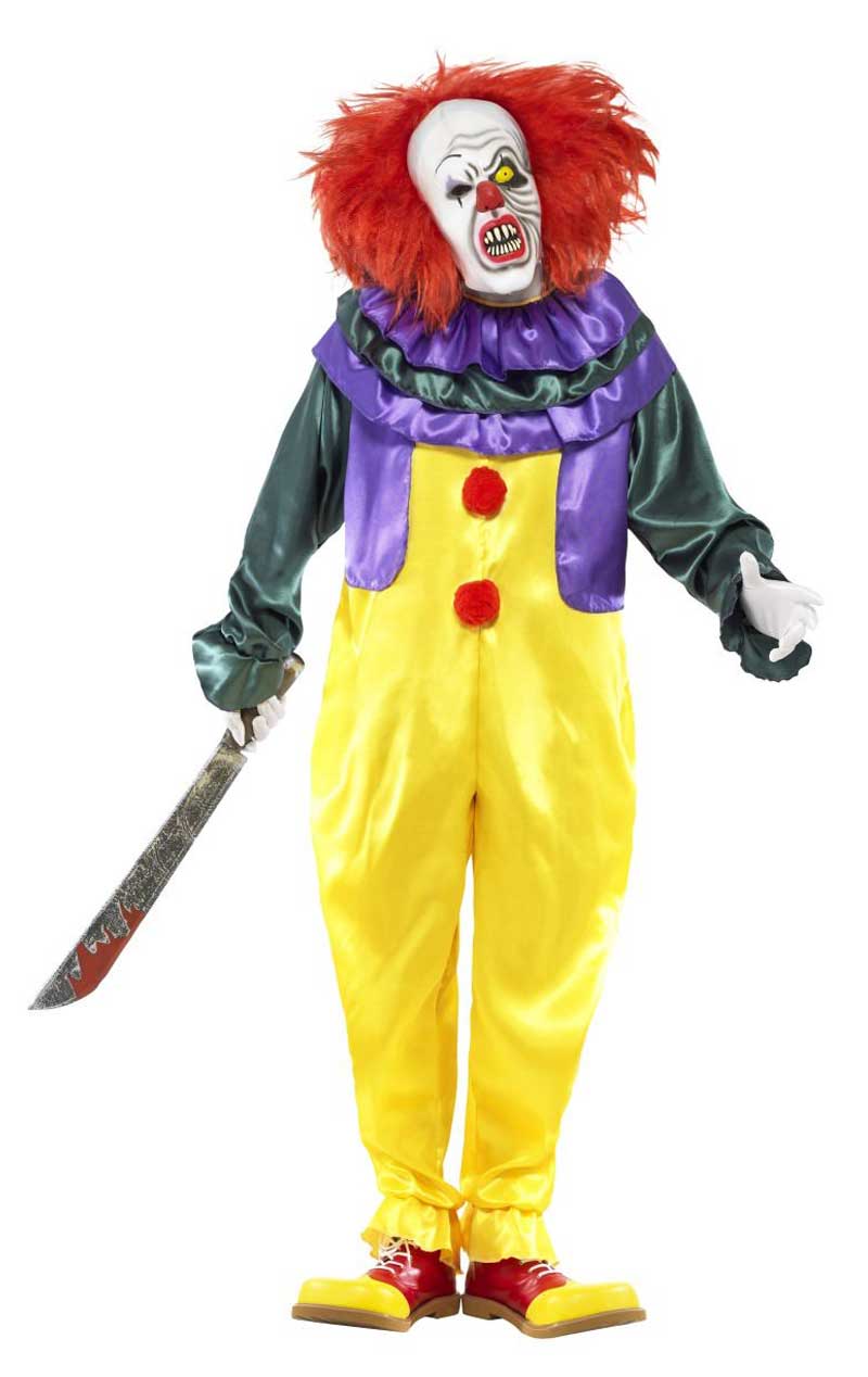 Gruseliges Pennywise-Clown-Kostüm für Herren