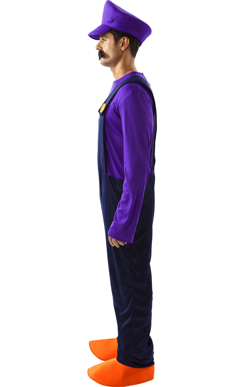 Adult Waluigi Super Mario Costume