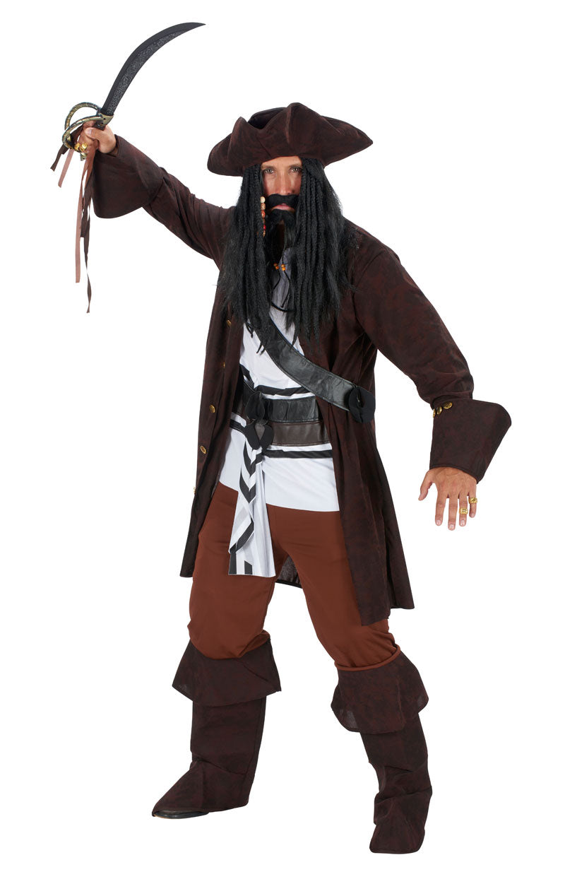 Jack Sparrow Piratenkostüm für Erwachsene