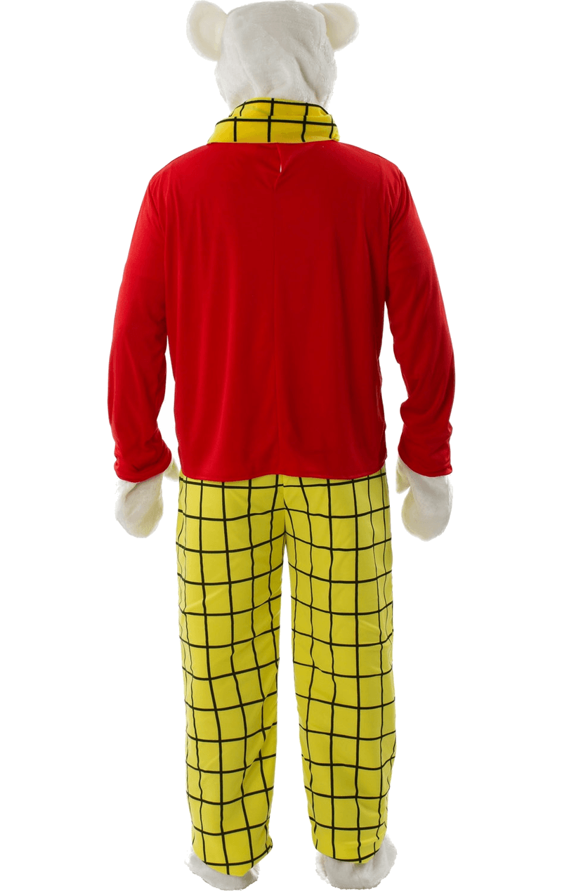 Rupert Bear Kostüm für Erwachsene