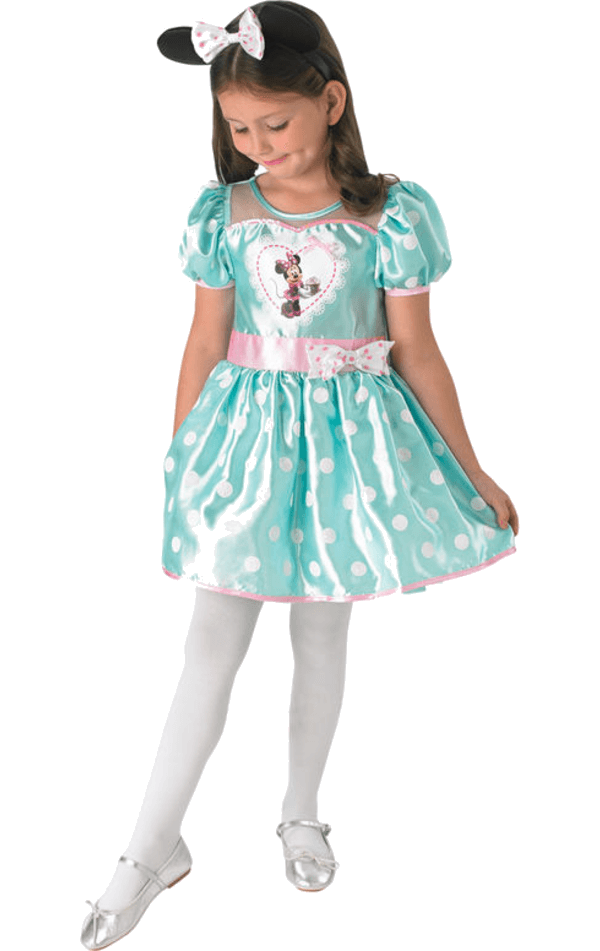 Mintfarbenes Cupcake-Kleid Deluxe für Kinder von Minnie Mouse