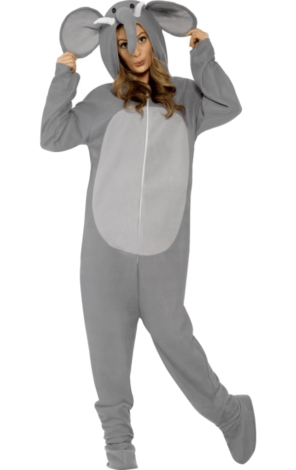 Erwachsenen-Elefanten-Tier-Strampler-Kostüm